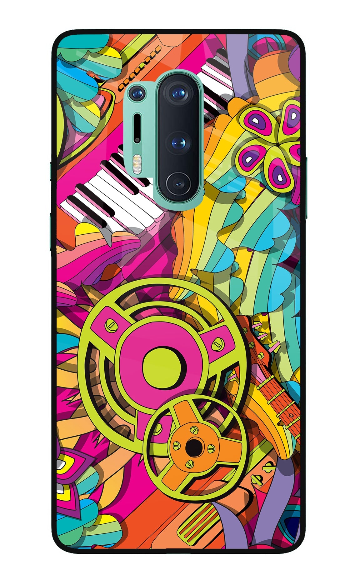 Music Doodle Oneplus 8 Pro Back Cover