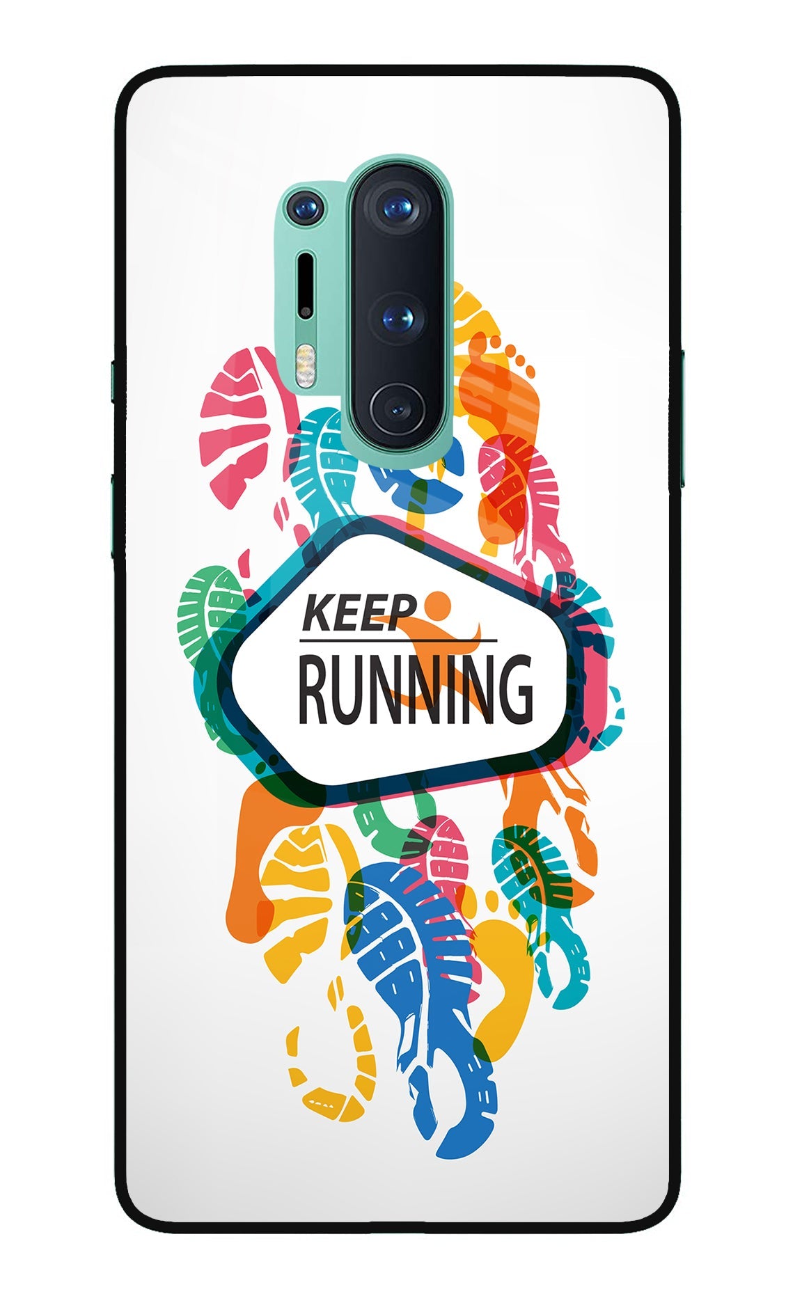 Keep Running Oneplus 8 Pro Back Cover