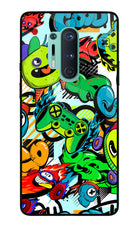 Game Doodle Oneplus 8 Pro Glass Case