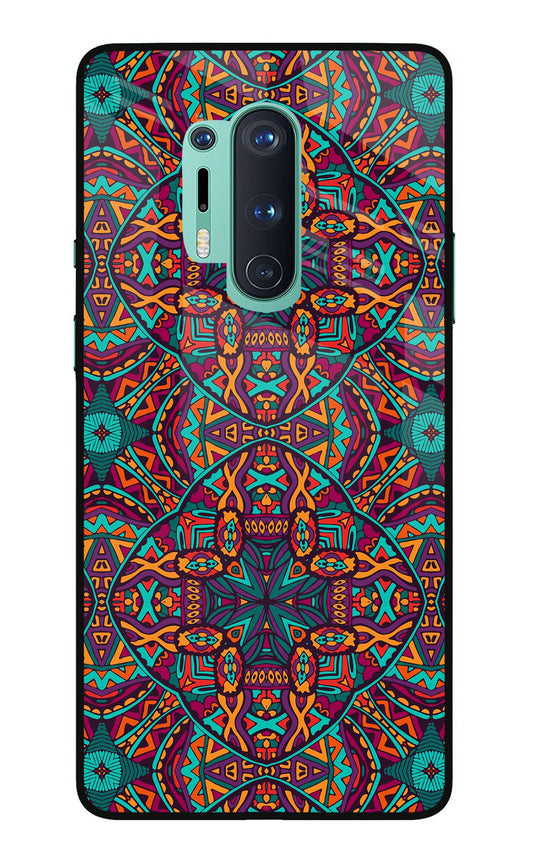 Colour Mandala Oneplus 8 Pro Glass Case