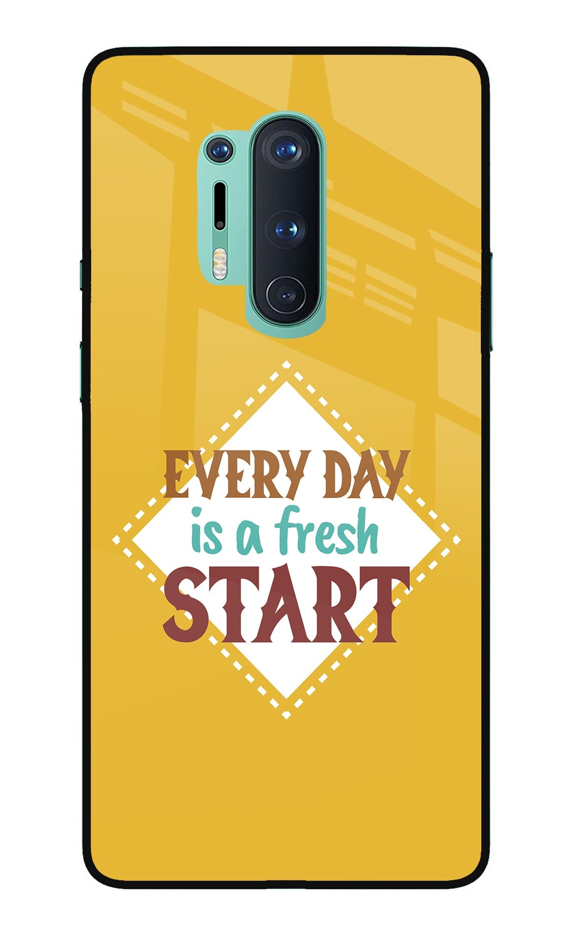 Every day is a Fresh Start Oneplus 8 Pro Back Cover