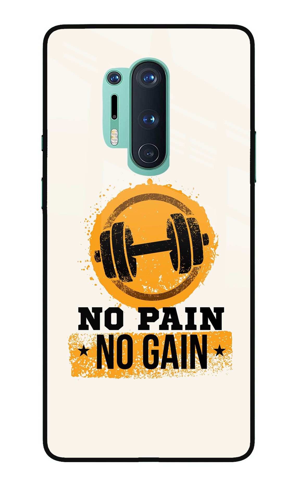 No Pain No Gain Oneplus 8 Pro Back Cover