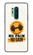 No Pain No Gain Oneplus 8 Pro Glass Case