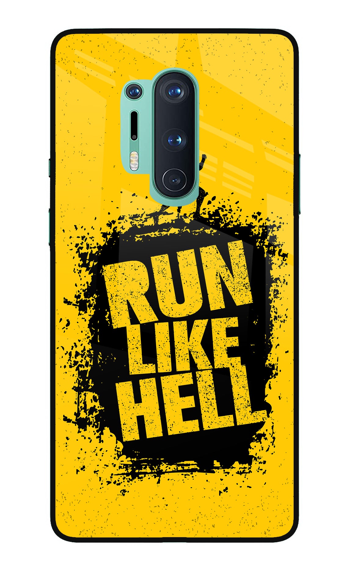 Run Like Hell Oneplus 8 Pro Back Cover