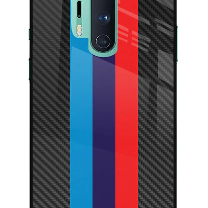 BMW Stripes Pattern Oneplus 8 Pro Glass Case
