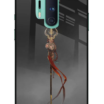 Shiv Trishul Oneplus 8 Pro Glass Case