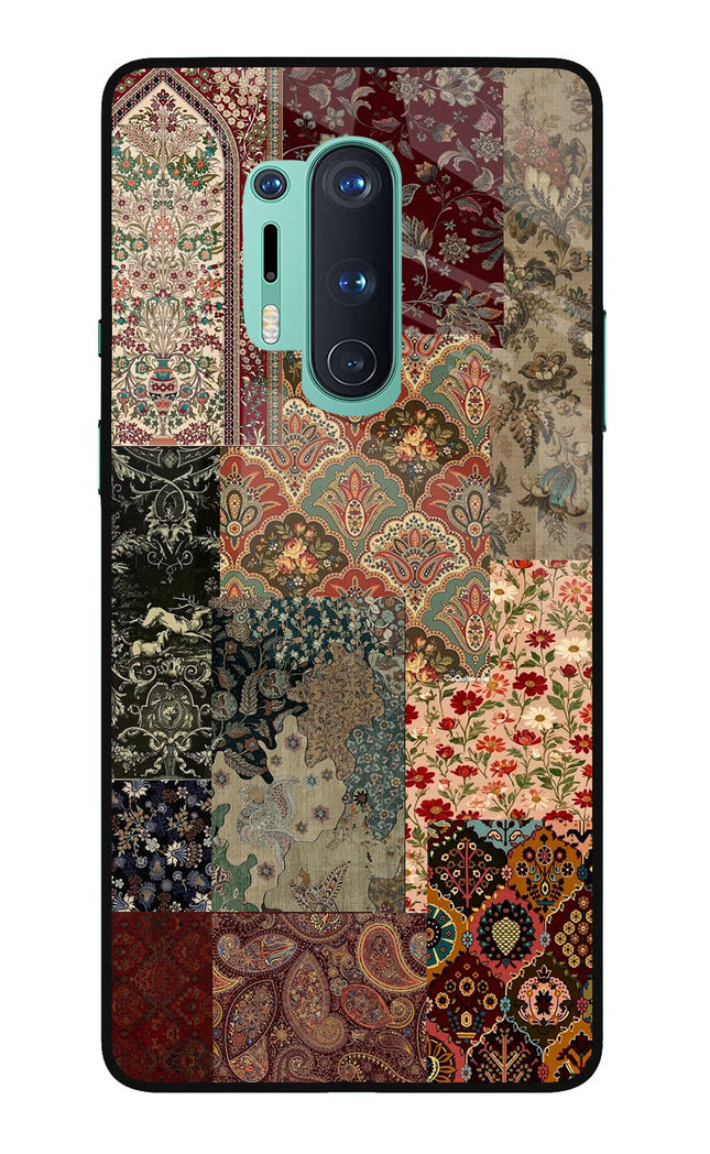 Desi Print Oneplus 8 Pro Glass Case