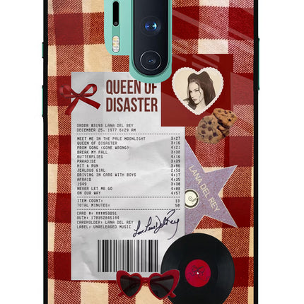Queen of Disaster Oneplus 8 Pro Glass Case