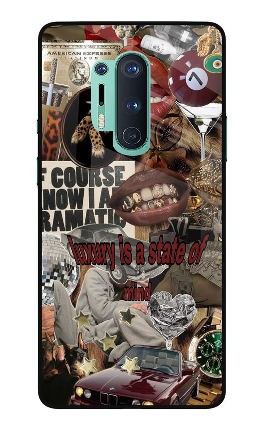 Luxury Oneplus 8 Pro Glass Case