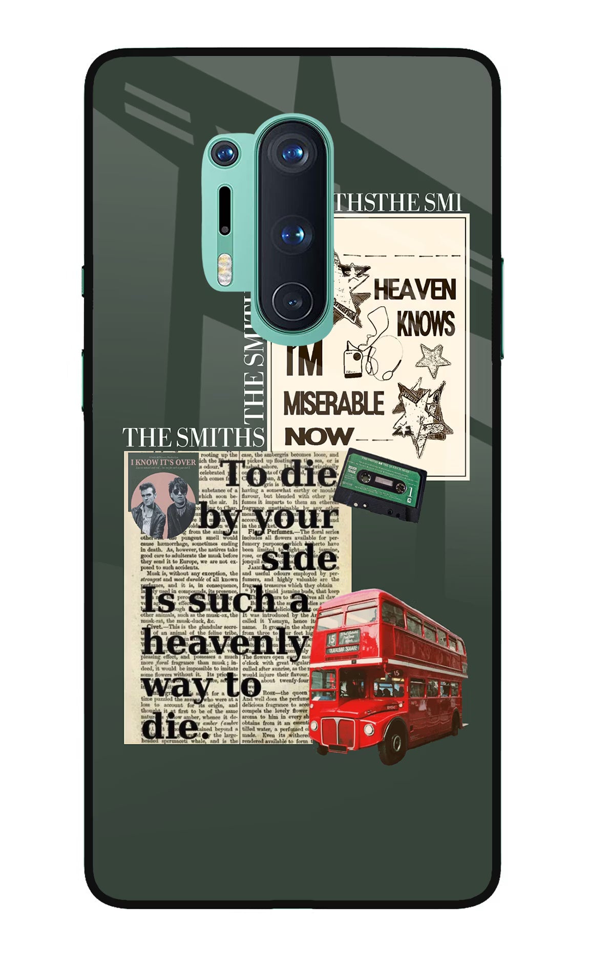 The Smiths Oneplus 8 Pro Glass Case Back Cover by Casekaro