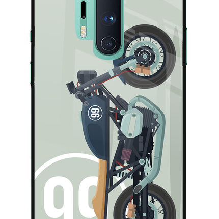 Classic Cafe Racer 99 Oneplus 8 Pro Glass Case