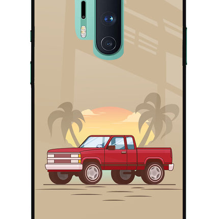 Desert Classic Drive Oneplus 8 Pro Glass Case