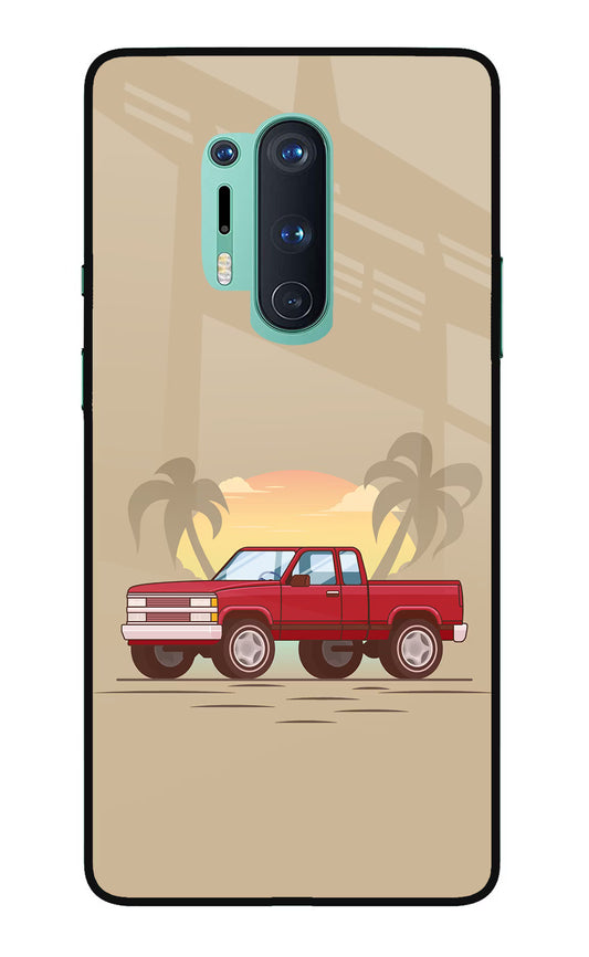 Desert Classic Drive Oneplus 8 Pro Glass Case