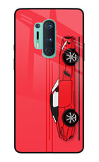 Red Velocity Oneplus 8 Pro Glass Case