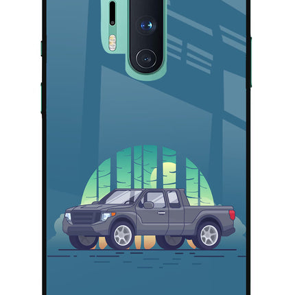 Retro Garage Vibe Oneplus 8 Pro Glass Case