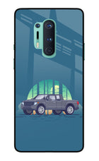 Retro Garage Vibe Oneplus 8 Pro Glass Case