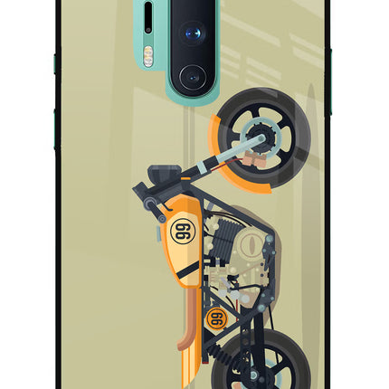 Vertical Speedster Oneplus 8 Pro Glass Case