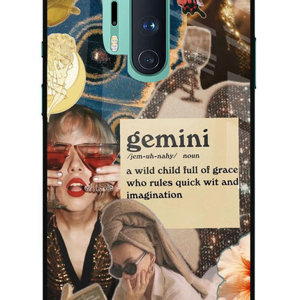 Gemini Zodiac Oneplus 8 Pro Glass Case