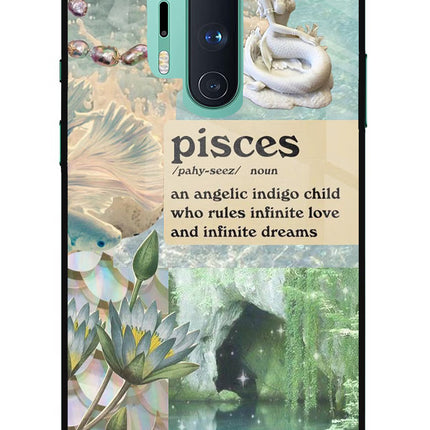 Pisces Zodiac Oneplus 8 Pro Glass Case