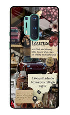 Taurus Zodiac Oneplus 8 Pro Glass Case