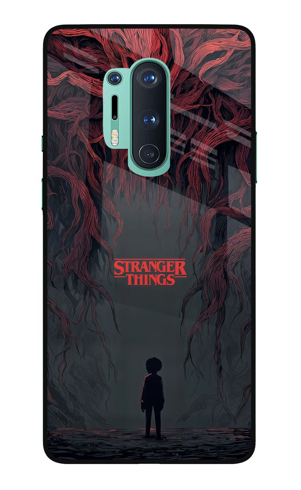 Ordinary Things Dark Side Oneplus 8 Pro Glass Case Back Cover by Casekaro