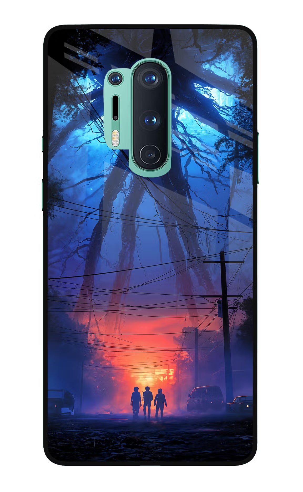 Ordinary Things Shadow Oneplus 8 Pro Glass Case Back Cover by Casekaro