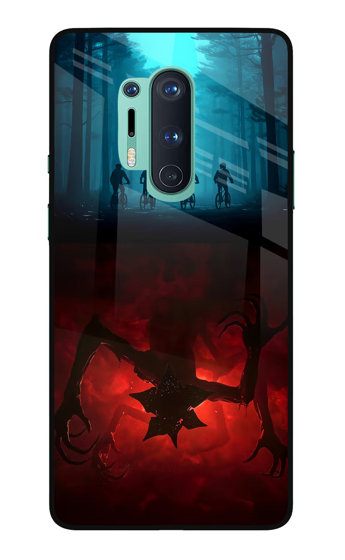 Ordinary Things Downside Up Oneplus 8 Pro Glass Case Back Cover by Casekaro