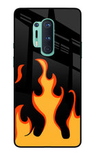 Fired Up – Black Oneplus 8 Pro Glass Case