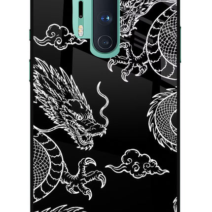 Twin Dragons Oneplus 8 Pro Glass Case