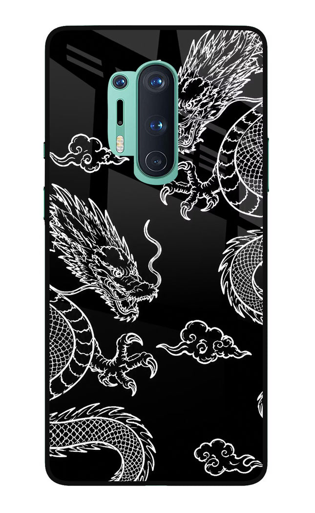 Twin Dragons Oneplus 8 Pro Glass Case