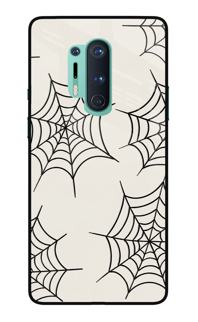 Spider Web Oneplus 8 Pro Glass Case