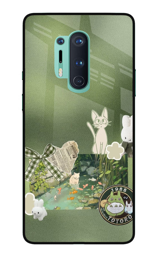 Aesthetic anime Oneplus 8 Pro Glass Case