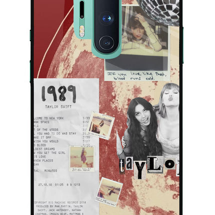 Taylor Swift Oneplus 8 Pro Glass Case