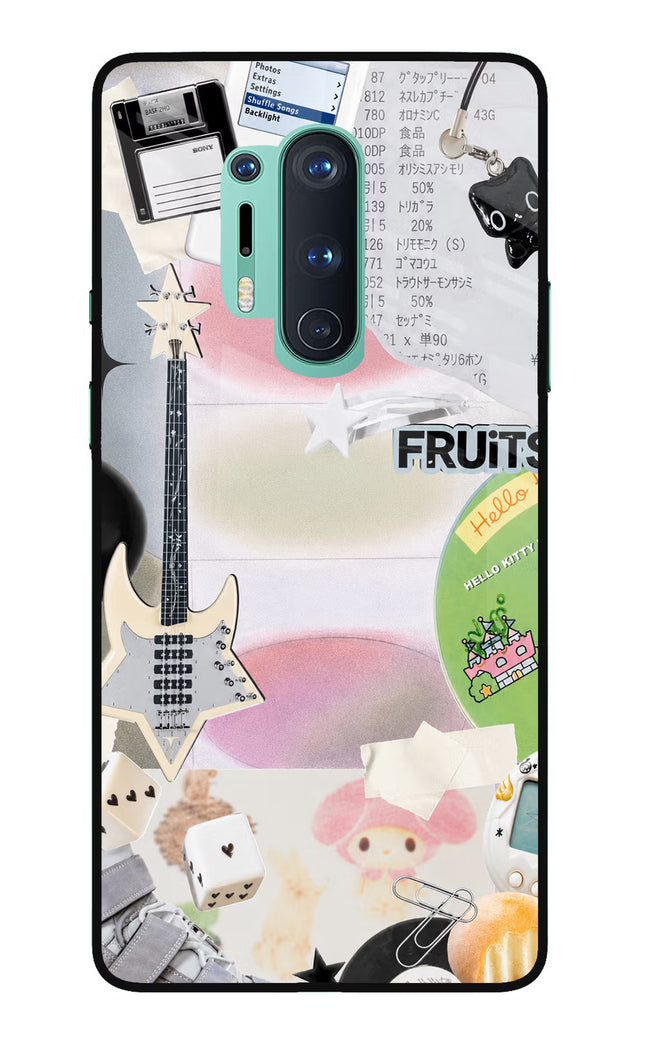 Softcore case Oneplus 8 Pro Glass Case