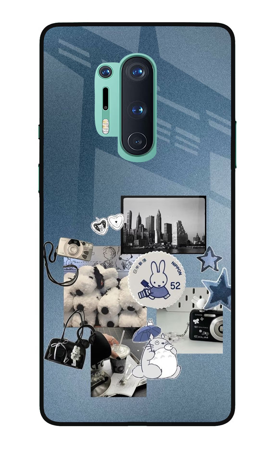 Miffy Oneplus 8 Pro Glass Case Back Cover by Casekaro