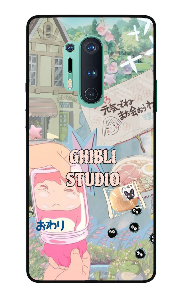 Studio Ghibli Oneplus 8 Pro Glass Case