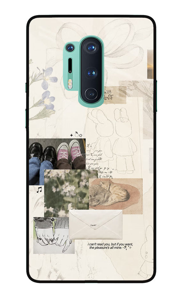 Soft Aesthetic Oneplus 8 Pro Glass Case
