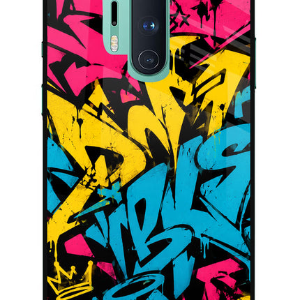 Graffiti Vibe Oneplus 8 Pro Glass Case