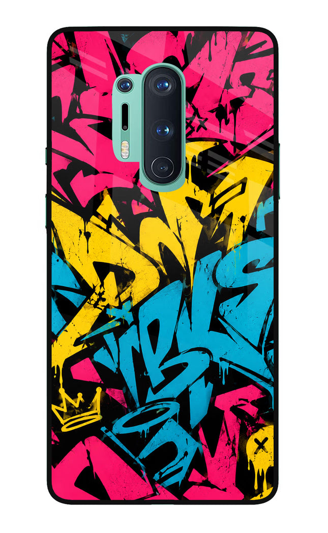 Graffiti Vibe Oneplus 8 Pro Glass Case