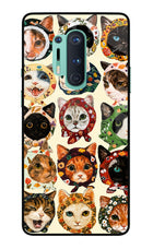 Cool Cat Oneplus 8 Pro Glass Case