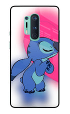 Stitch Hug Oneplus 8 Pro Glass Case