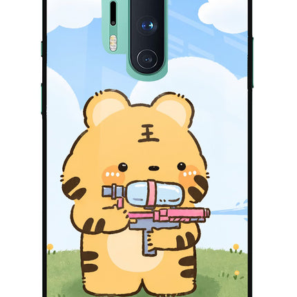 Tiger Treat Oneplus 8 Pro Glass Case