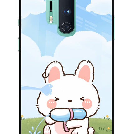 Bunny Treat Oneplus 8 Pro Glass Case