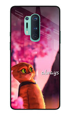 Always Cat Oneplus 8 Pro Glass Case