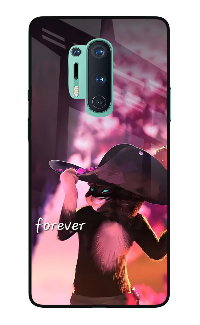 Forever Cat Oneplus 8 Pro Glass Case