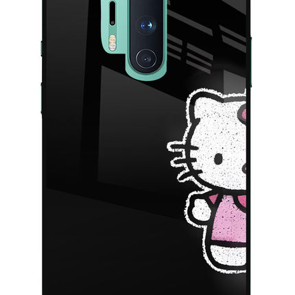 Kitty Charm Oneplus 8 Pro Glass Case