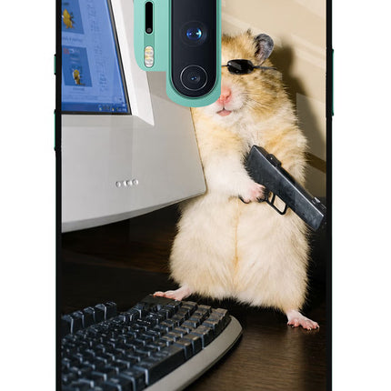 Hacker Hamster Oneplus 8 Pro Glass Case
