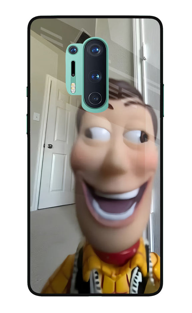 Side Eye Woody Oneplus 8 Pro Glass Case