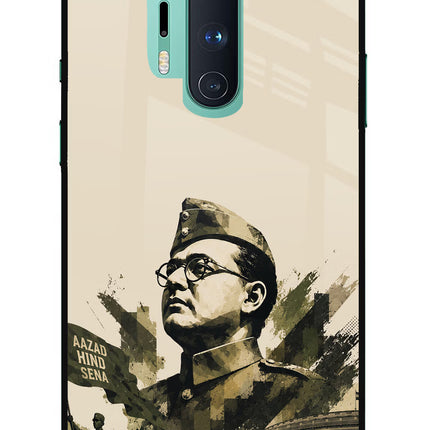 Netaji Rising Oneplus 8 Pro Glass Case