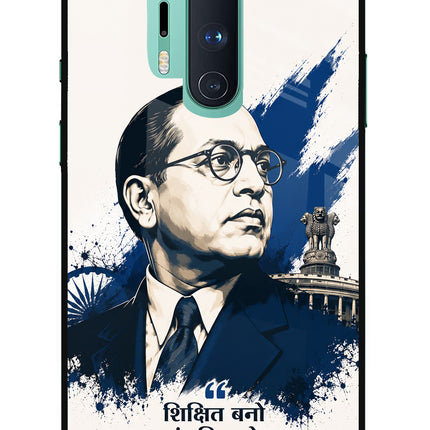 Bhagat Singh Trio Oneplus 8 Pro Glass Case